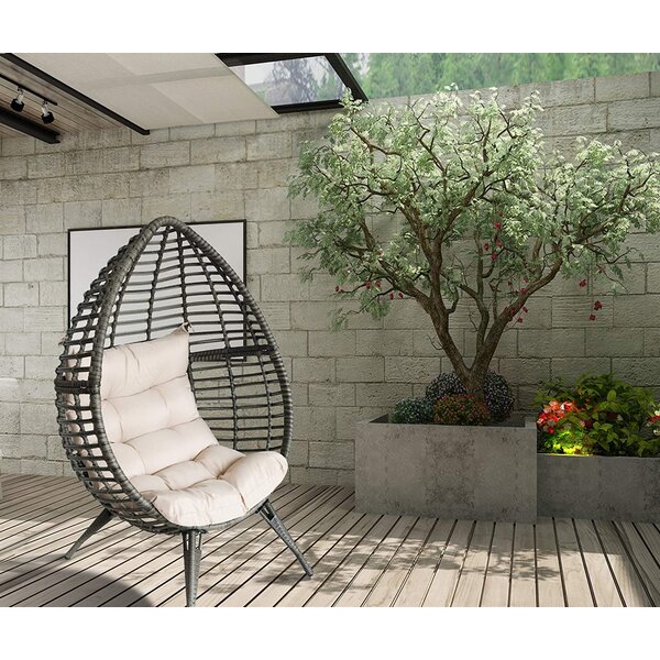 Rattan pod best sale chair homebase